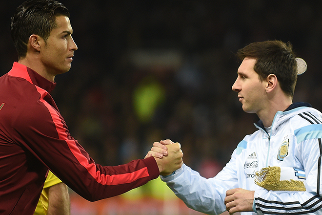 Lionel Messi and Cristiano Ronaldo