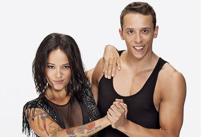 Alizee with her husband