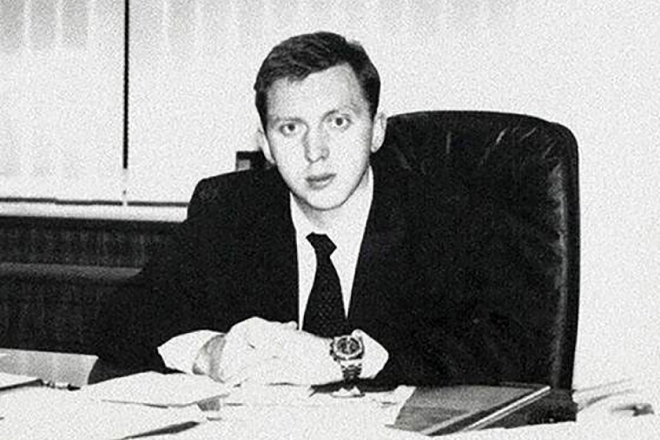 Oleg Deripaska at the beginning of his career