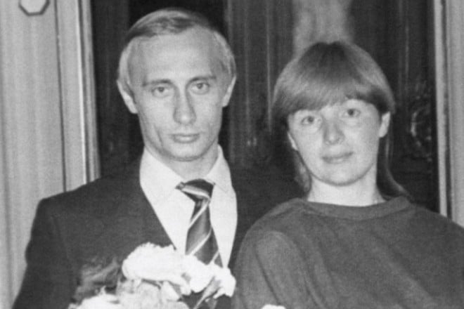 Vladimir Putin and Lyudmila Putina