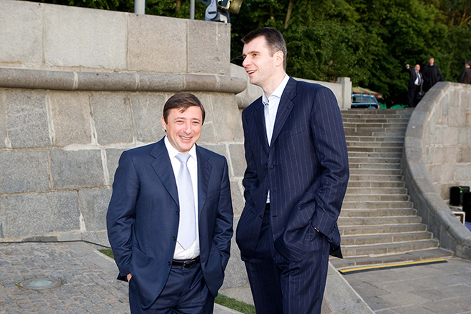 Mikhail Prokhorov and Alexander Khloponin