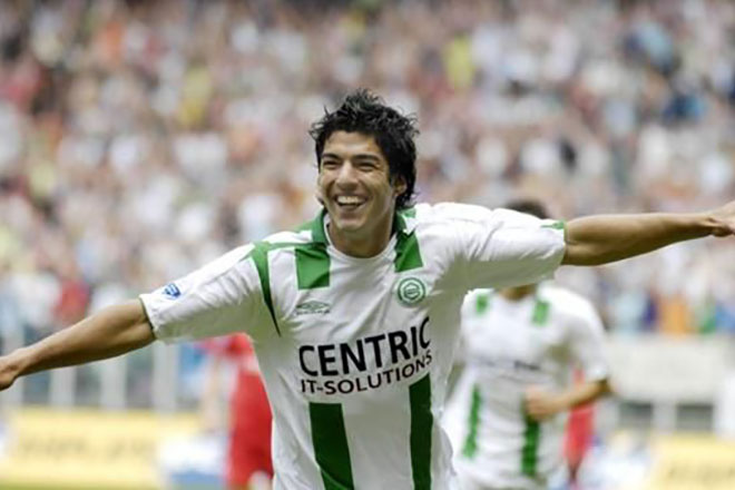 Luis Suárez in the club "Groningen"
