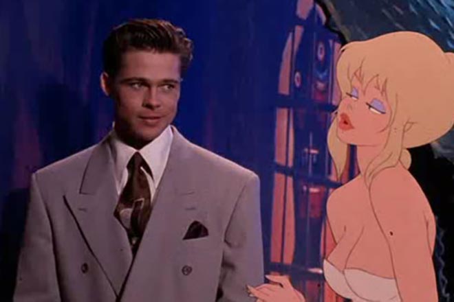 Brad Pitt in the movie "Cool World"