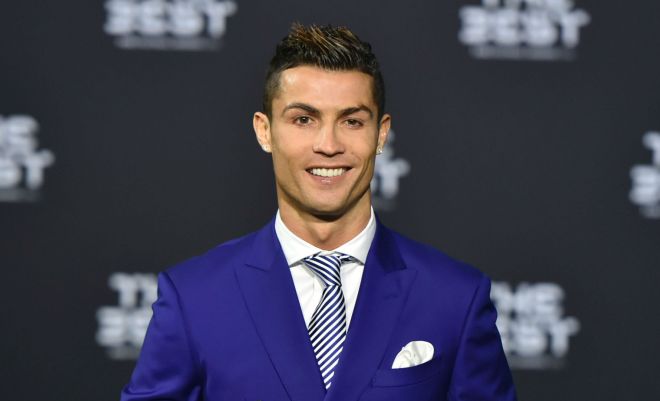 The Football player Cristiano Ronaldo