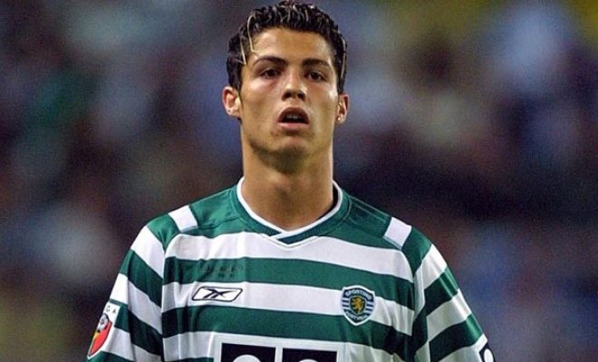 Cristiano Ronaldo in his youth