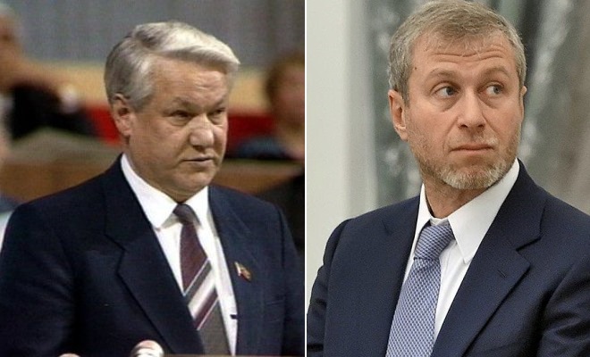Boris Yeltsin and Roman Abramovich | Kommersant