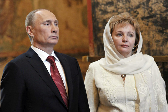 Vladimir and Lyudmila Putina