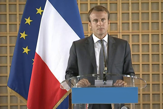 Emmanuel Macron as the Minister