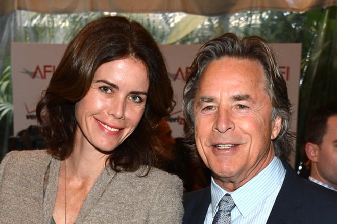 Don Johnson and his wife, Kelley Phleger