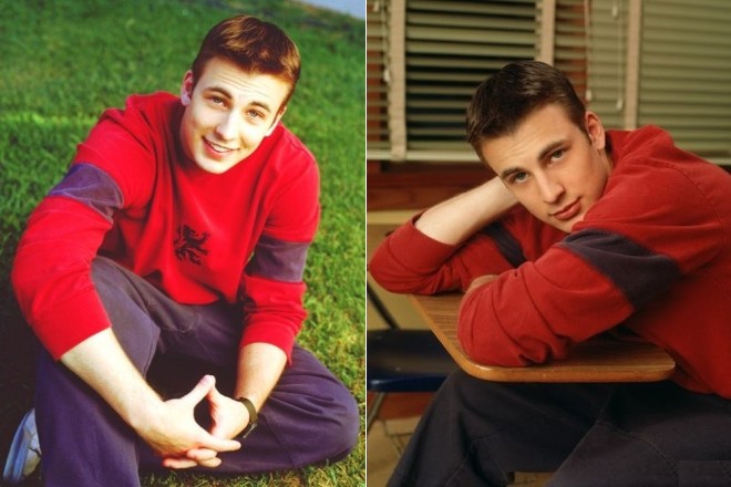 Chris Evans in his youth