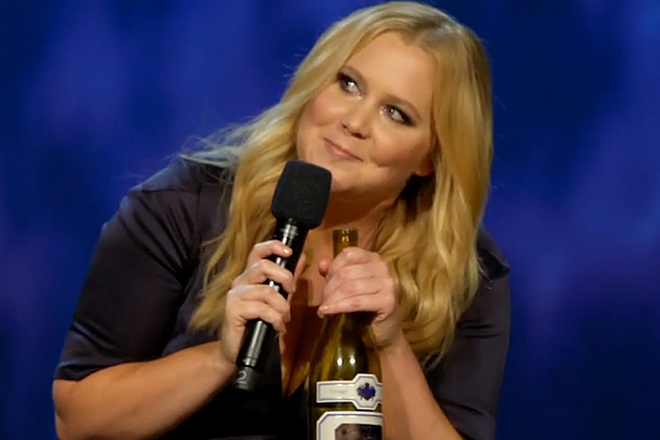 Amy Schumer on the stage