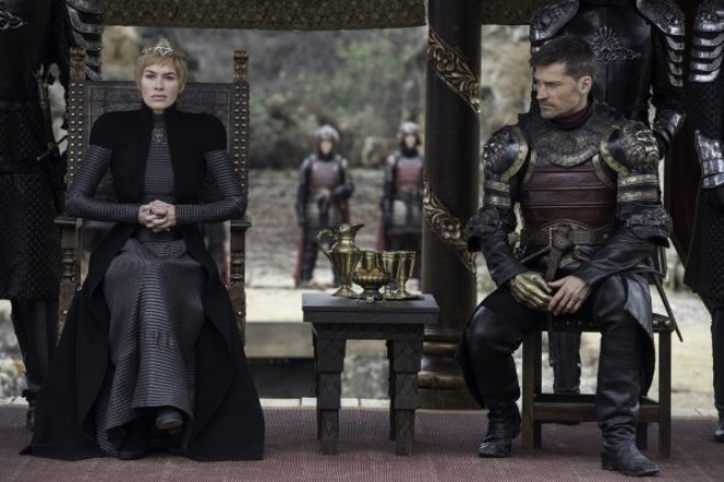 Lena Headey and Nikolaj Coster-Waldau in the series Game of Thrones