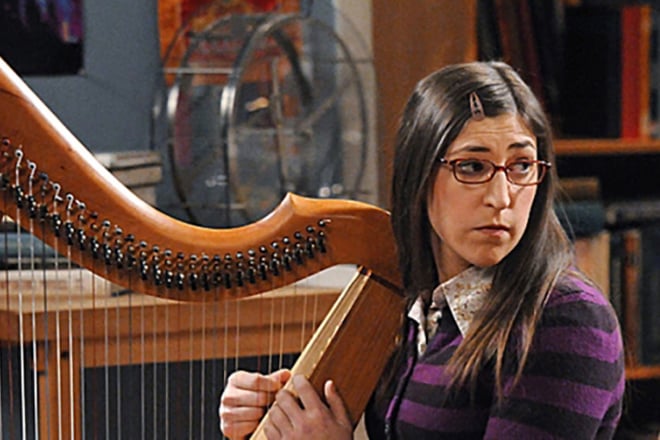 Mayim Bialik in the series The Big Bang Theory