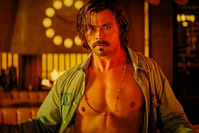 Chris Hemsworth in the 2018 movie Bad Times at the El Royale