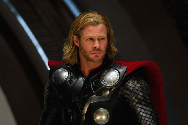 Chris Hemsworth in the movie Thor