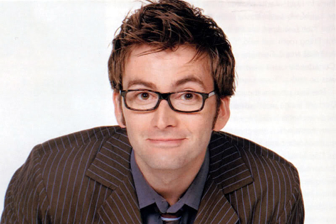 David Tennant with glasses
