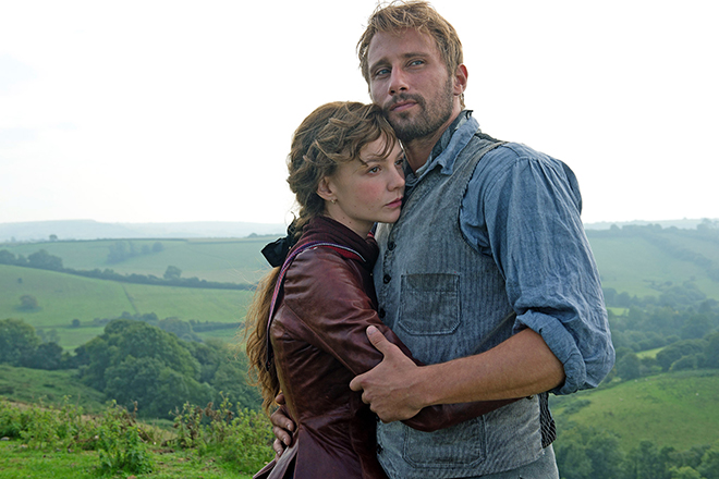 Carey Mulligan and Matthias Schoenaerts in the picture Far from the Madding Crowd