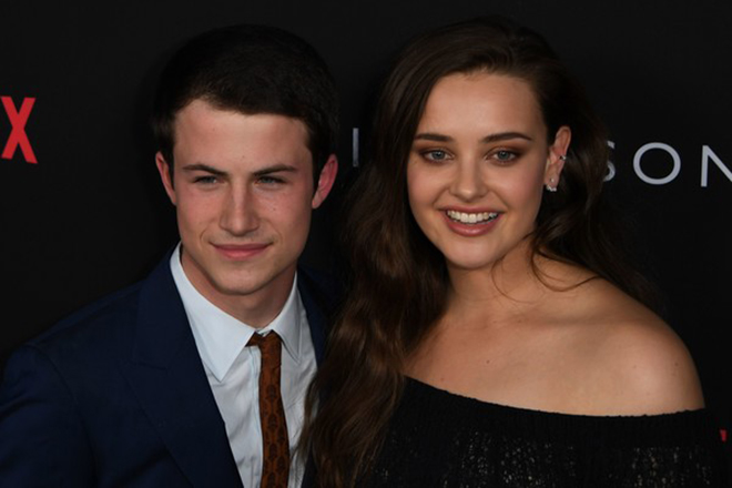 Dylan Minnette and Katherine Langford