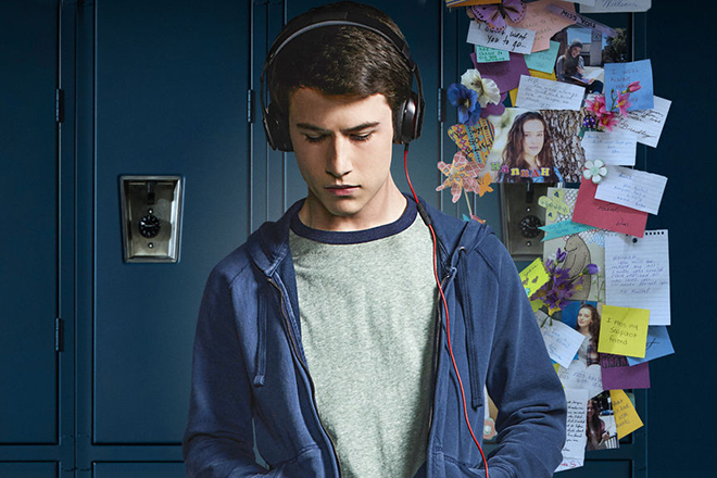 Dylan Minnette in the series 13 Reasons Why