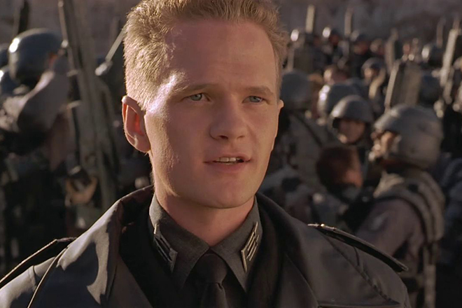 Neil Patrick Harris in the movie Starship Troopers