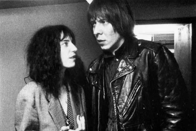 Patti Smith and her husband Frederick Smith
