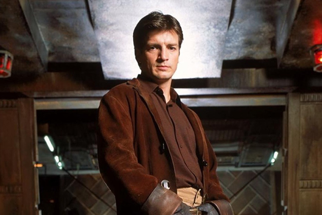 Nathan Fillion in the film Firefly
