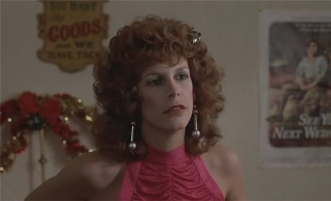 Jamie Lee Curtis in the movie Trading Places