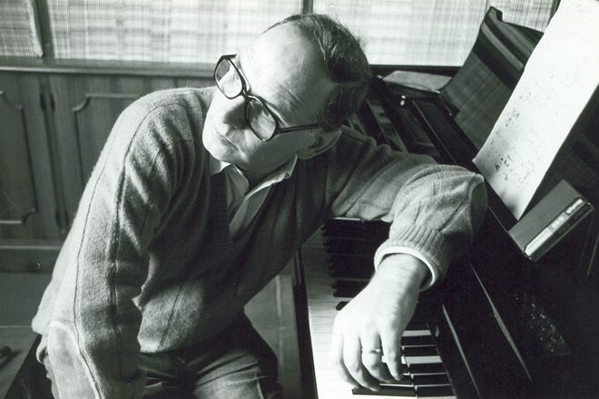 The composer Ennio Morricone