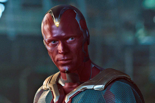 Paul Bettany in the role of Vision