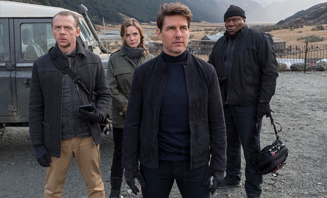 Michelle Monaghan and Tom Cruise in the movie Mission: Impossible – Fallout