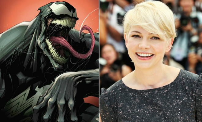 Michelle Williams will play the public prosecutor in the movie Venom