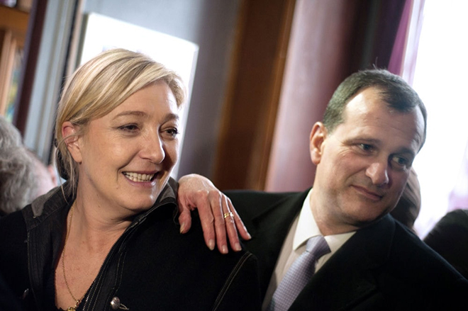 Marine Le Pen and Louis Aliot