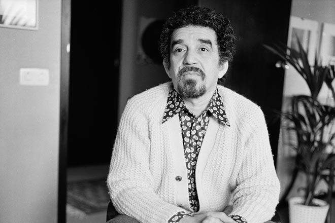 The writer Gabriel García Márquez