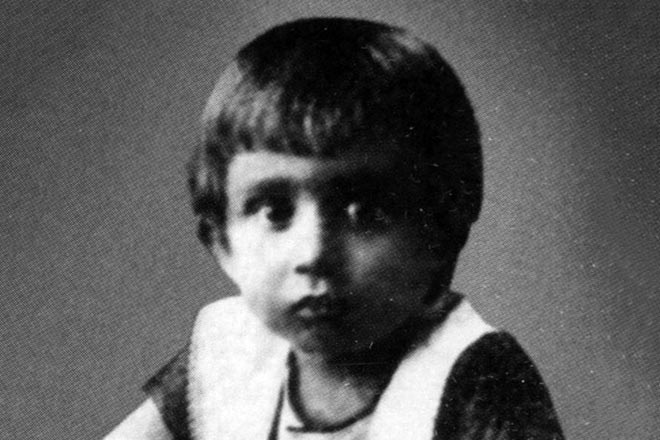 Gabriel García Márquez in his childhood