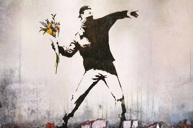 Banksy’s Rage, Flower Thrower