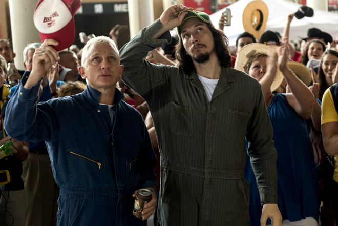 Adam Driver in the picture Logan Lucky