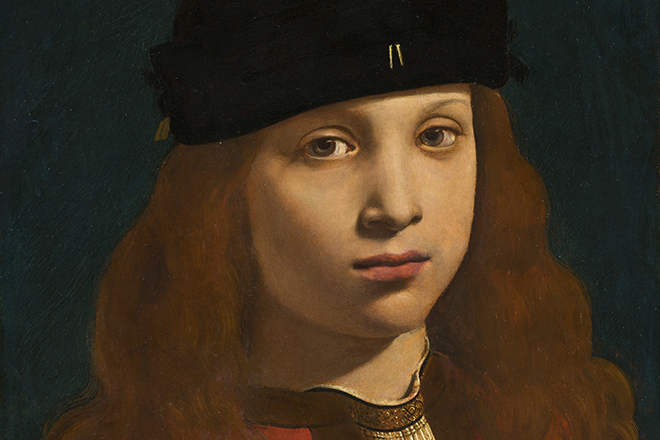 The portrait of Francesco Melzi