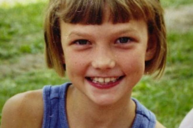 Karlie Kloss in her childhood