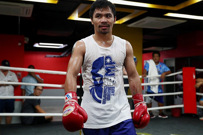 Manny Pacquiao in 2018