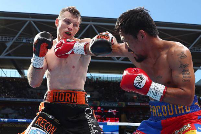 Manny Pacquiao and Jeff Horn