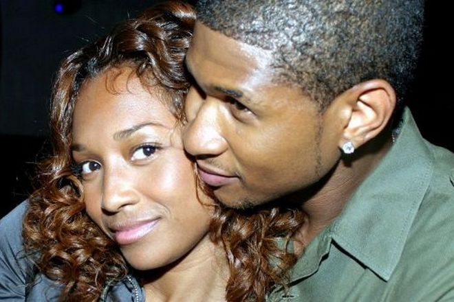 Usher och Rozonda Thomas (Chilli)