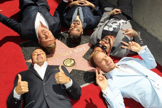 The group’s star at the Hollywood Walk of Fame