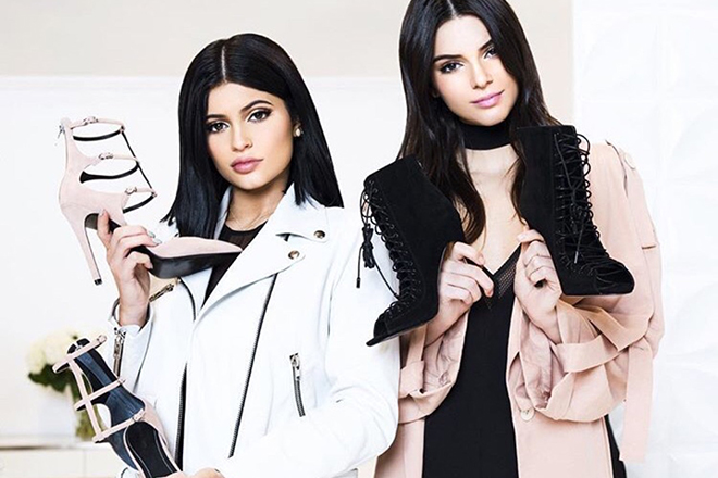 Footwear collection of Kylie and Kendall Jenner