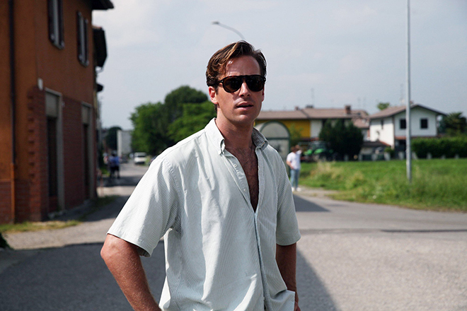 Armie Hammer in the picture Call Me by Your Name