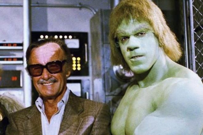Stan Lee and Hulk
