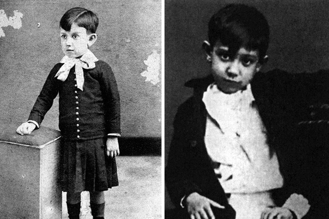 Pablo Picasso in childhood