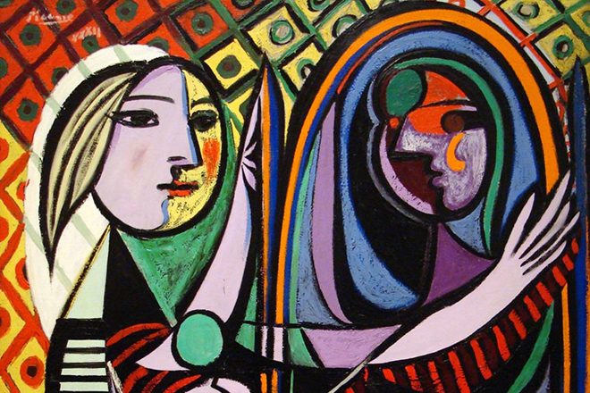 Pablo Picasso picture Girl before a Mirror