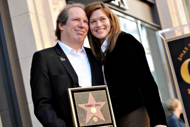 Hans Zimmer and his wife, Suzanne