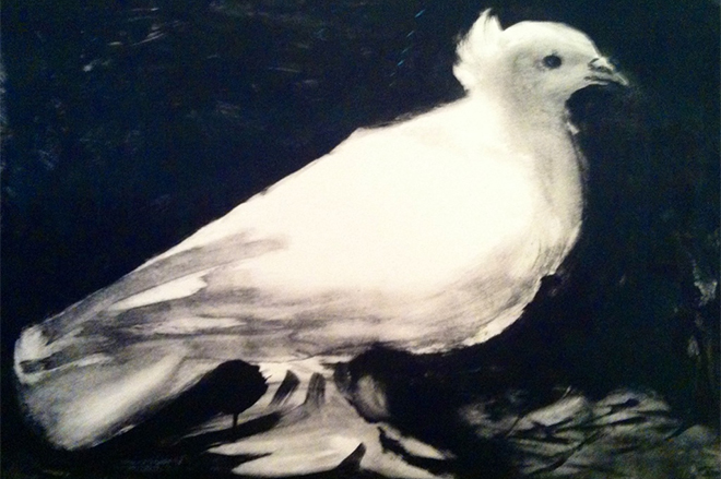 Pablo Picasso painting Dove of Peace