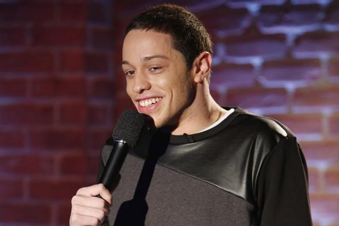 Comedian Pete Davidson on the stage
